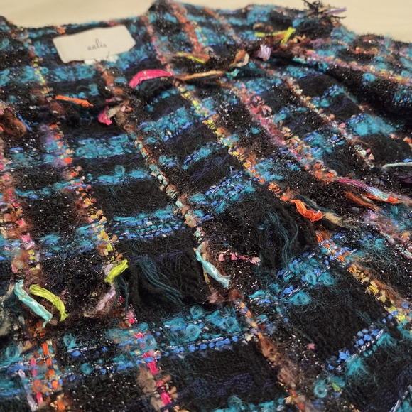 Colorful Fringed Women's Jacket - Picture 4 of 7